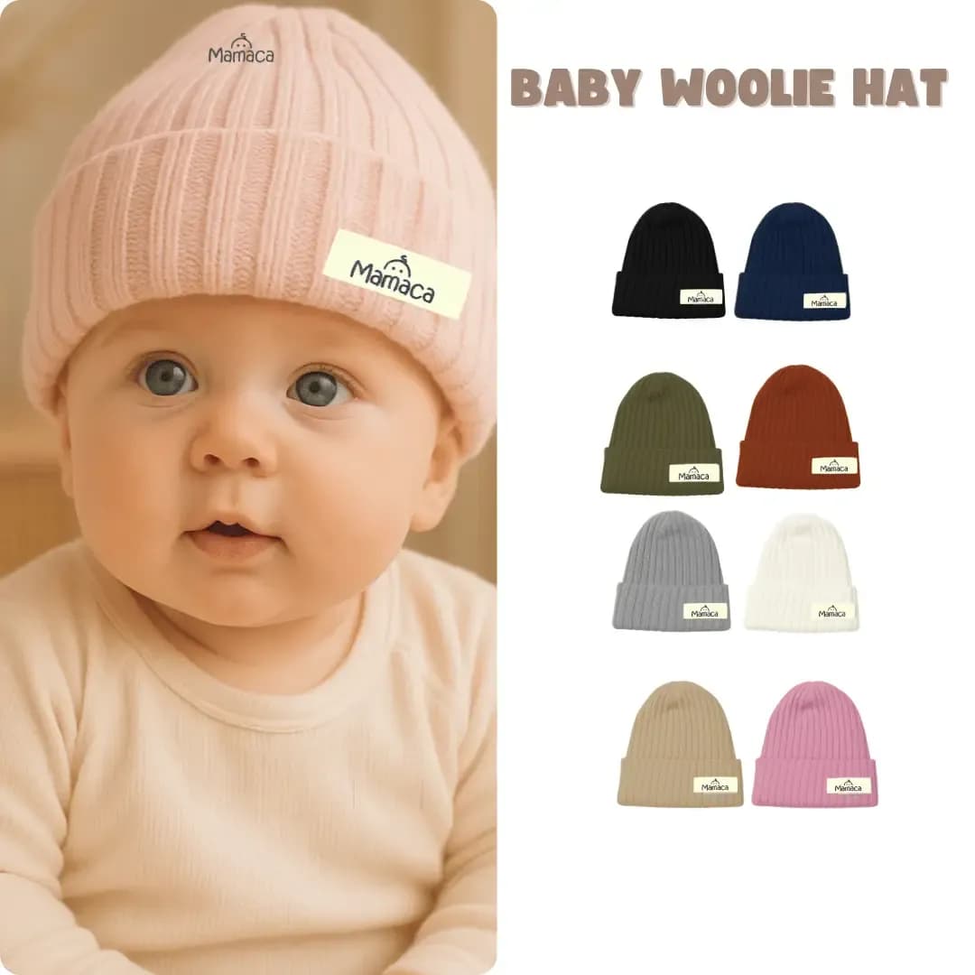 Mamaca Baby Woolie Hat - Kupluk Rajut Bayi