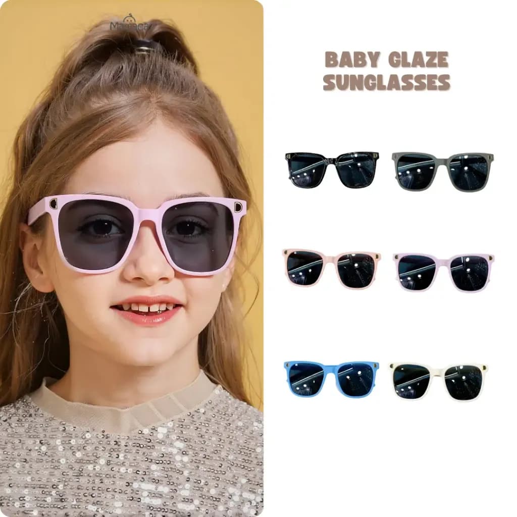 Kacamata Anak Bayi Anti UV Mamaca GLAZE Stylish & Nyaman Usia 0-5 Tahun