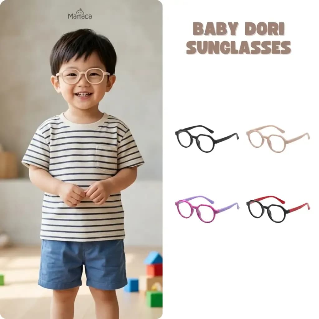 Mamaca Baby Dori Sunglasses Kacamata Anak Anti UV Kacamata Bayi Balita Unisex All Size