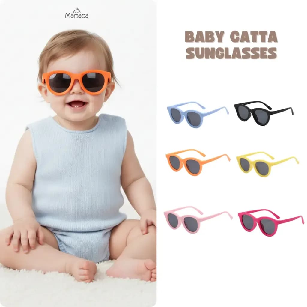 Mamaca Kacamata Bayi Lucu Anti Sinar UV Baby Catta Sunglasses Usia 6 Bulan – 6 Tahun