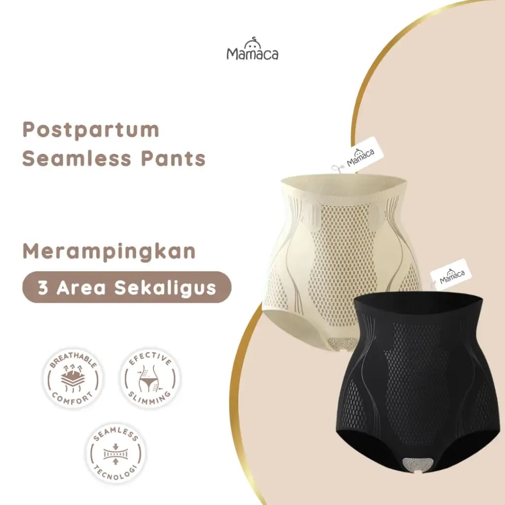 Mamaca Korset Postpartum Seamless Premium Pelangsing Perut Pasca Melahirkan